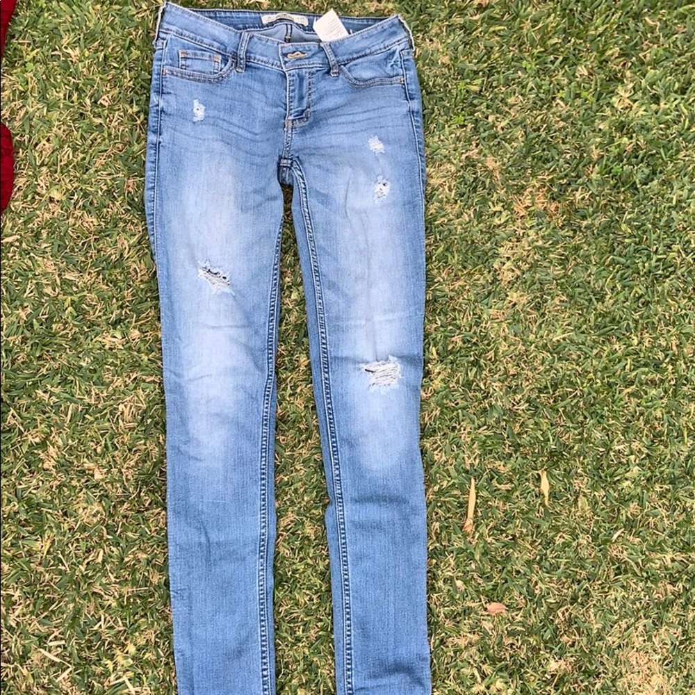 Distressed Jeans, Light wash